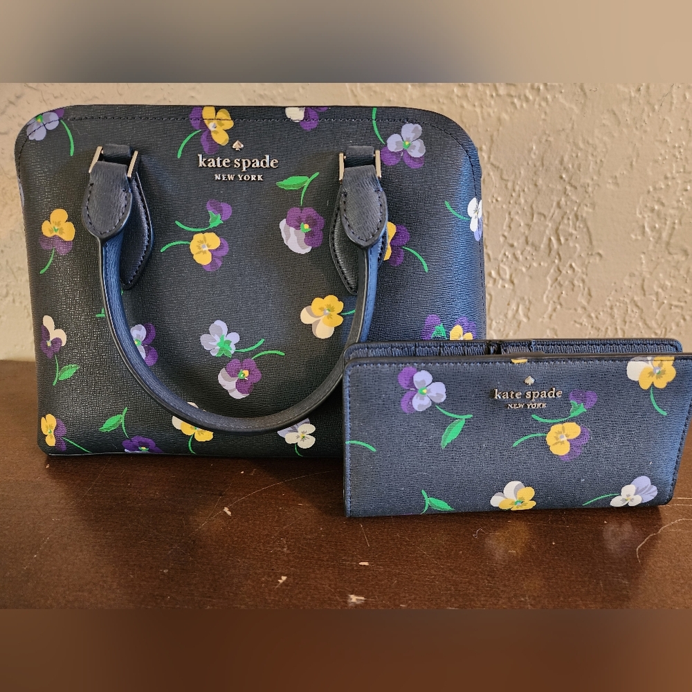 Kate Spade Pansy Purse and Wallet